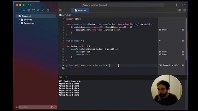 Asynchronous Looping with DispatchGroup in Swift/SwiftUI смотреть онлайн