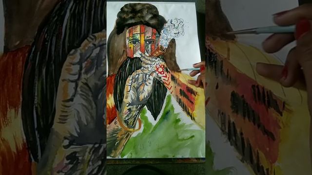 #aghori# art# drowning #viral# part 2 # how to drew aghori # easy drowing смотреть онлайн