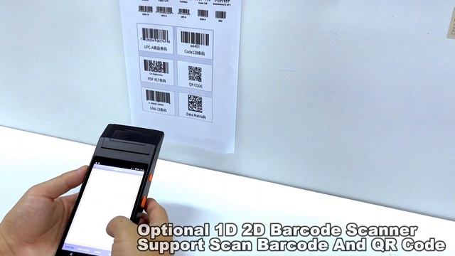 5.5inch touch screen with barcode scanner printer wireless смотреть онлайн