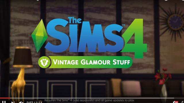 The Sims 4 Vintage Glamour Stuff: First Impressions! ♡ смотреть онлайн