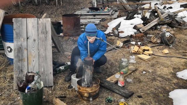 Первые шаги к мотоблоку на пиролизе перевожу мото блок на пиролиз часть 1 смотреть онлайн