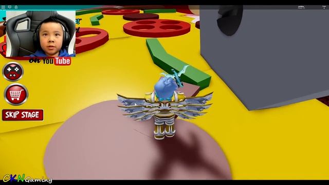 Escape The Fat Giant Guy Obby Roblox CKN Gaming смотреть онлайн