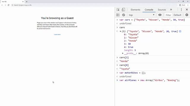 Arrays - JavaScript Tutorial in Sinhala - Part 4 смотреть онлайн