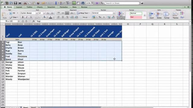 Excel 103 - 02 Cell Formatting смотреть онлайн