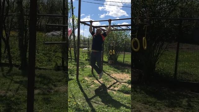 Подтягивания на турнике максимум (в день рождения) смотреть онлайн