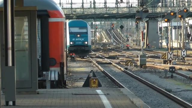 2014-12-13 Alex Regionalzüge in München Hbf/Convogli Alex a München Hbf смотреть онлайн
