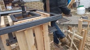 Как сделать улей из камыша для пчел. Процес прессовки 10 рамочного Стандартного