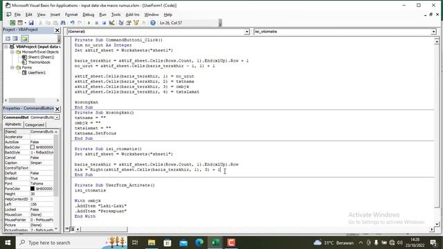 Tutorial VBA Macro Excel #10 Membuat Kode Otomatis смотреть онлайн