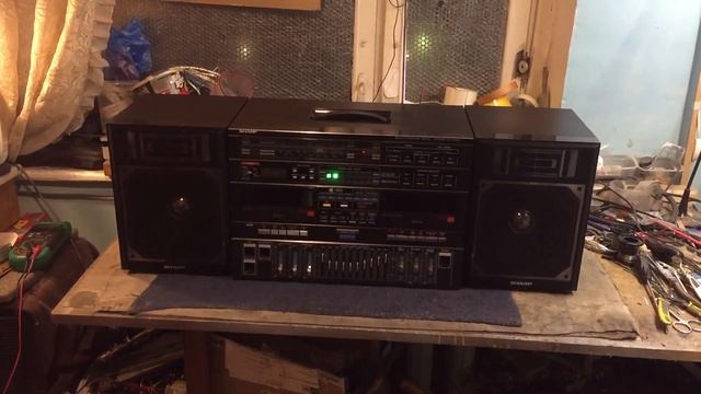 Супер SHARP HK-9000H    номер 2  готов. Проверка звучания