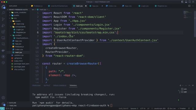 สอนทำระบบยืนยันตัวตน Authentication ด้วย Firebase v9 ใน ReactJS ??? смотреть онлайн