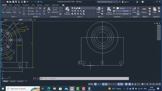 Autocad 2D Drafting Exercise #8 Basic to Advance смотреть онлайн
