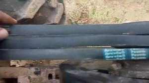 Zubr Motoblokning rement razmeri Замена ремня Зубр Мотоблок
