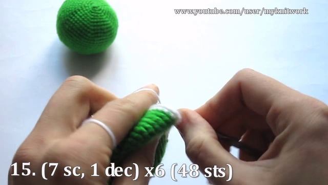 Вяжем игрушку "Лягушку". Часть 2. Вязание крючком. Knit toy "Frog". Part 2: Crochet. смотреть онлайн