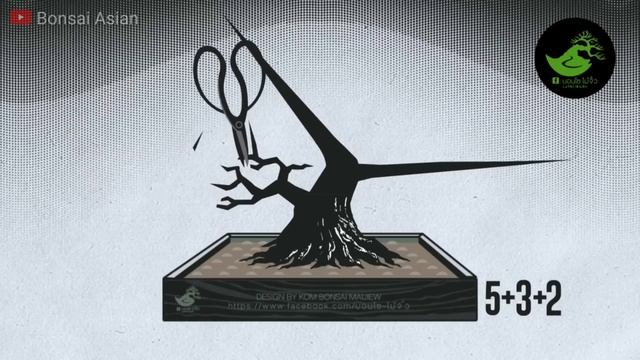 how to make bonsai tree step by step animation for beginner | llustrasi membentuk bonsai buat pemul смотреть онлайн