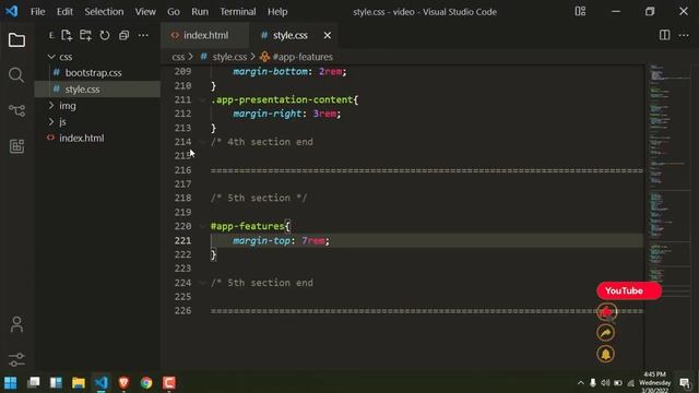PSD To HTML Bootstrap 5 Bangla Tutorial | Part 5