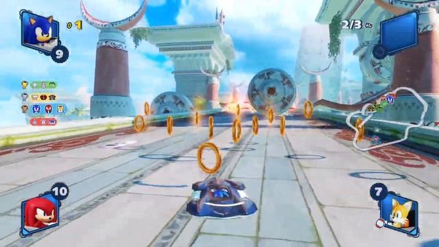 Team Sonic Racing (PS4 pro) (персонаж Соник) Геймплей смотреть онлайн