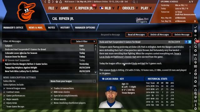 Out of the Park Baseball (OOTP) 19: Baltimore Orioles Franchise EP 10: A NEW HOPE? [S2] смотреть онлайн