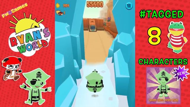 NEW! (Ghost) Pirate Ryan & Ships: TAG WITH RYAN Characters + Vehicles | Ryan ToysReview Game App смотреть онлайн