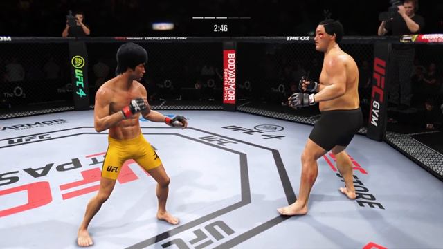 UFC4 Bruce Lee vs Happy Monster Sumo EA Sports UFC 4 PS5 смотреть онлайн