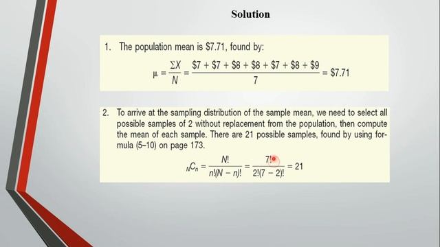Sampling distribution of sample mean practical example in Urdu/hindi смотреть онлайн