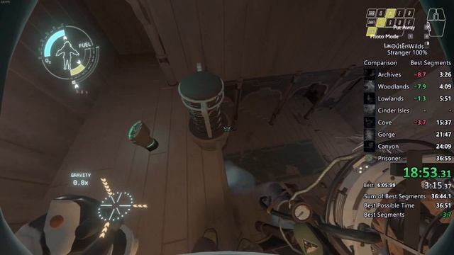Outer Wilds Echoes of the Eye: Stranger 100% Speedrun in 36:39 смотреть онлайн