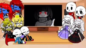 Undertale react to Killer! Sans (Carbon) / Реакция Андертейл на Killer! Sans (Carbon)