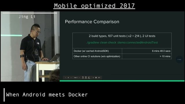 Jing Li – When Android meets Docker смотреть онлайн