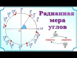 2. Радианная мера углов. 10 класс