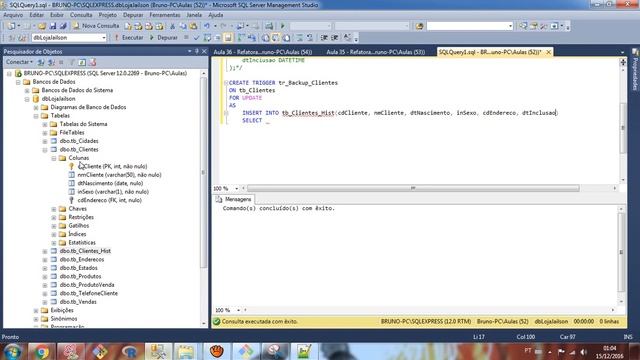 Curso SQL Server Para Iniciantes (Aula 37) - Criando Trigger смотреть онлайн