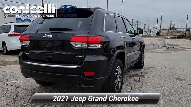 Used 2021 Jeep Grand Cherokee Limited, Conshohocken, PA HYR8320 смотреть онлайн