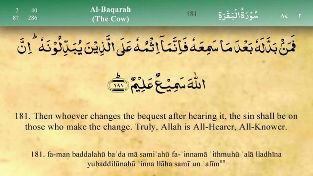 DAY#14 2 pages a day Quran Challenge | Surah Baqarah 177-186 | Recitation смотреть онлайн