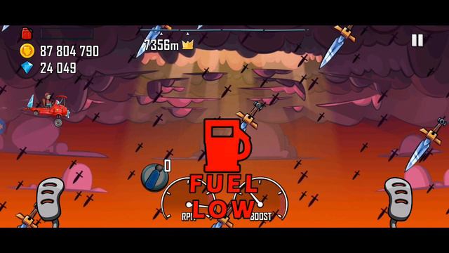 (WR) Hill Climb Racing: 1.61.0 (240 fps) Air Car & Mega Highway 7429m (fuul run) смотреть онлайн