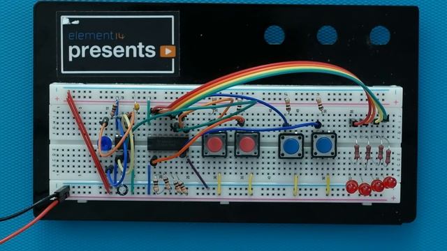 How to Make a 4-bit Shift Register Circuit - The Learning Circuit смотреть онлайн