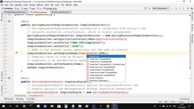 SpringMVC - Thymeleaf - using Annotation смотреть онлайн