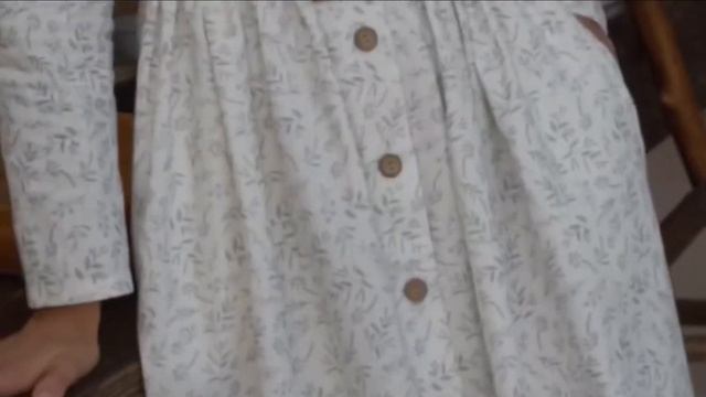 Показываю с чем и как носить платье-халат изо льна Molinialife. смотреть онлайн