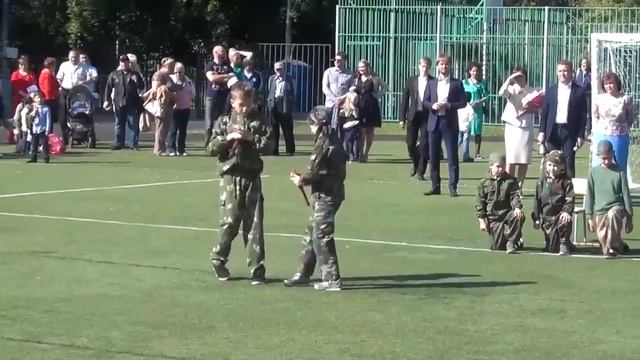 Показательное Выступление "Кобра" 01.09.2017 в ГБОУ ШКОЛА 825 смотреть онлайн
