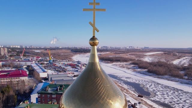 Строительство Храма в поселке городского типа Белый Яр. смотреть онлайн