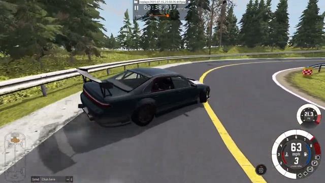 BeamNG.Drive - Thrustmaster TMX Pro Drift Testing | Drift Playground смотреть онлайн
