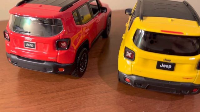 Diecast Showdown: Maisto Vs. Welly Jeep Renegade Comparison (Scale 1/24) смотреть онлайн