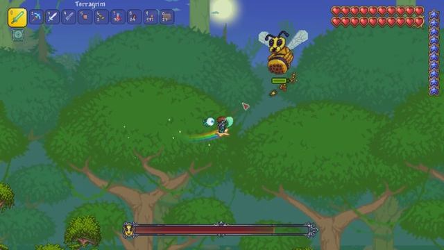 TERRARIA 1.4 JOURNEY'S END - TERRAGRIM VS. BOSSES смотреть онлайн