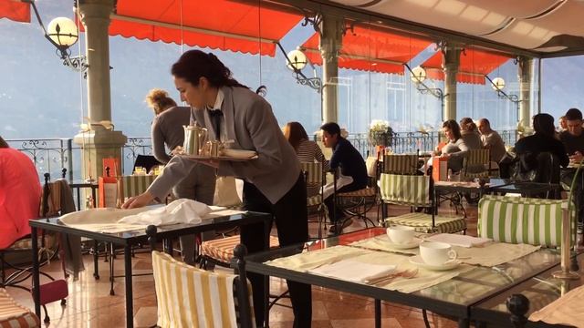 Как позавтракать в Италии на озеро Комо и хорошо отдохнуть в отеле Grand Hotel Tremezzo 5* смотреть онлайн