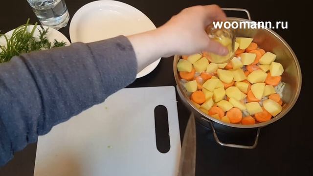 Тушеные овощи картошка морковь и лук