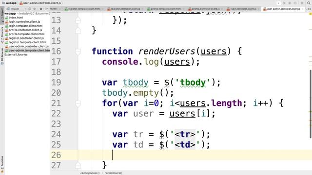 M2L2 3 dynamically rendering array of json objects from server смотреть онлайн