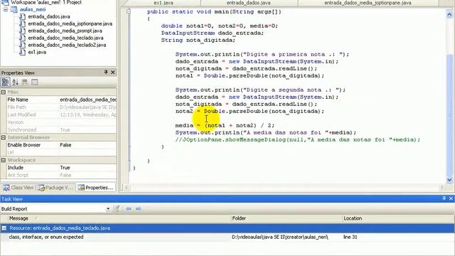 Aula 1440 java - throws IOException смотреть онлайн