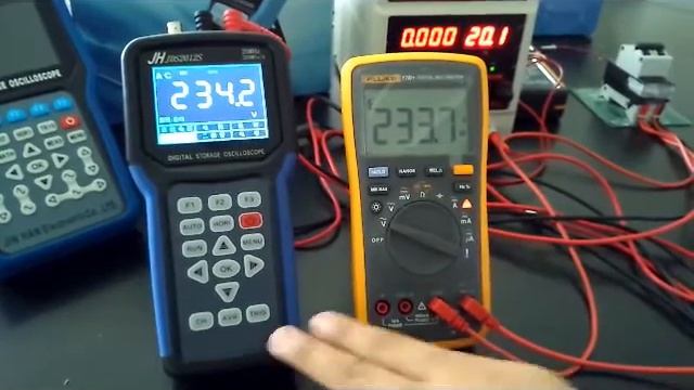 JDS2012S tests to compare the fluke F17B+ смотреть онлайн