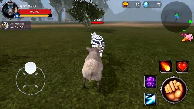 The Boar - Animal Simulator Android Gameplay Part 1 - Animal Games Videos