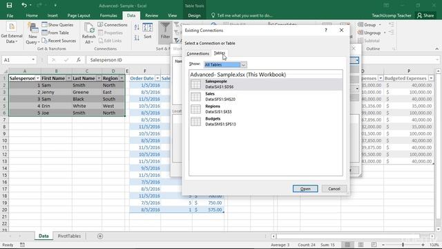 How to Create a Data Model from Excel Tables смотреть онлайн
