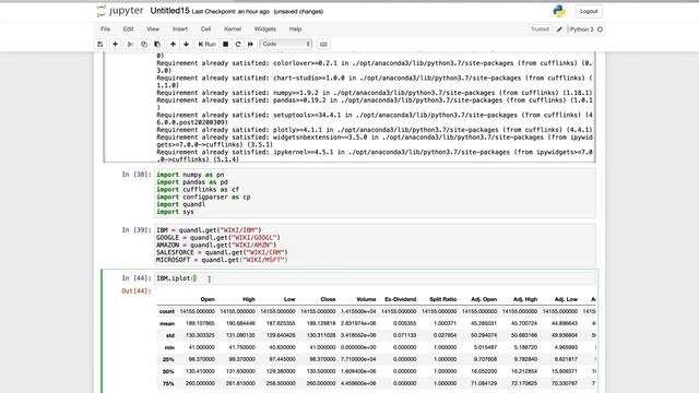 Datos Financieros en Python - Quandl API (I) смотреть онлайн