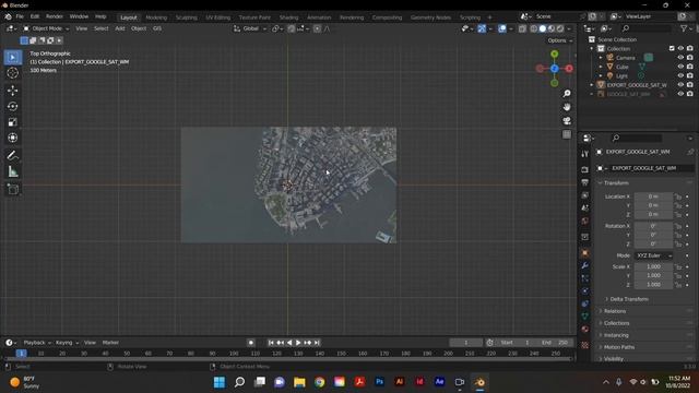 BLENDER-GIS TUTORIAL IMPORT AND EXPORT CITIES смотреть онлайн