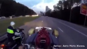 МОТОБАТ ДПС Погоня за мотоциклистами